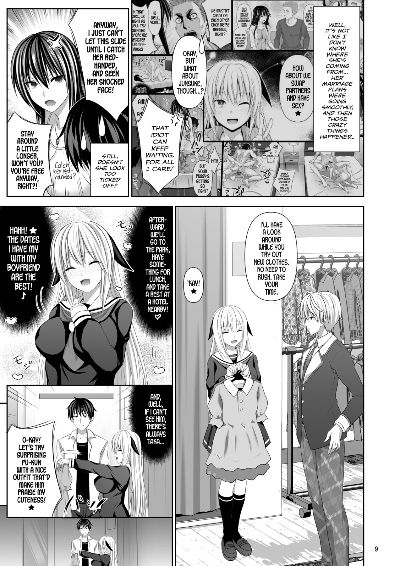 Hentai Manga Comic-SEX FRIEND 4-Read-8